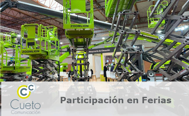 Experiencia de Cueto Comunicación en el Diseño de Stands para Ferias Profesionales
